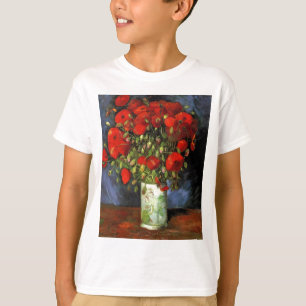 Van Gogh Vintage-Gemälde Blüten Vasen Blumen T-Shirt