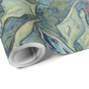 Van Gogh Vintage Großer Pfauenspinner Geschenkpapier