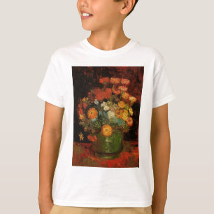 Van Gogh Vintage Vase Blume Blüten T-Shirt