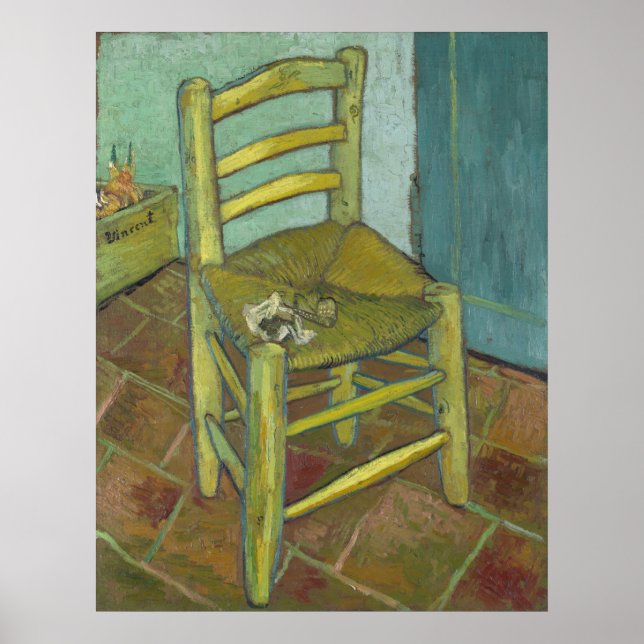 Van Gogh-Vorsitz von Vincent Van Gogh Poster (Vorne)