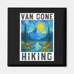 Van Gogh Wandern, Camping Berge Natur, Lustiger H Magnet
