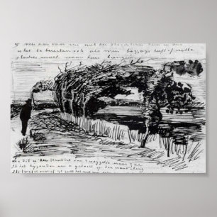 Van Gogh - Weg zum Strand Poster