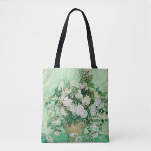 Van Gogh Weiße Rosen - Vintage Mint Florale Kunst