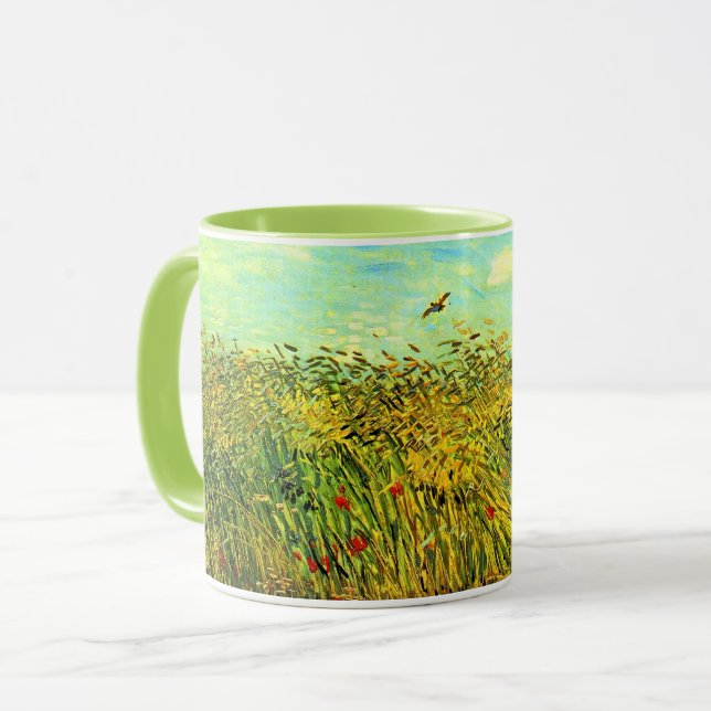 Van Gogh, Weizenfeld mit einer Lerche, Tasse (Vorderseite Links)