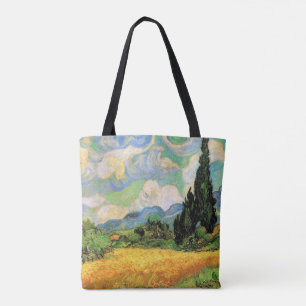 Van Gogh Weizenfeld mit Zypressen auf der Haute Ga