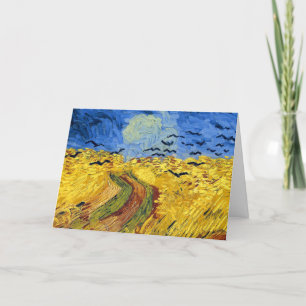 Van Gogh Weizenfelder Impressionistische Malerei Dankeskarte