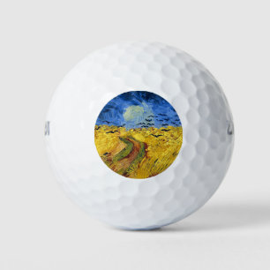 Van Gogh Weizenfelder Impressionistische Malerei Golfball