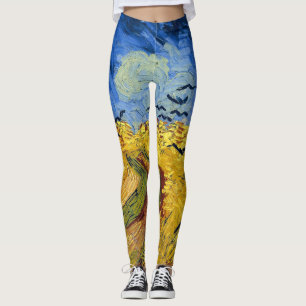 Van Gogh Weizenfelder impressionistische Malerei Leggings