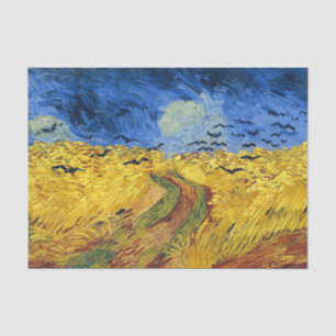Van Gogh Weizenfelder impressionistische Malerei Seidenpapier