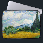 Van Gogh Wheat Field mit Zypressen. Impressionismu Laptopschutzhülle<br><div class="desc">Van Gogh "Wheat Field with Cypresses" Laptop-Hülle.</div>