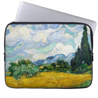 Van Gogh Wheat Field mit Zypressen. Impressionismu