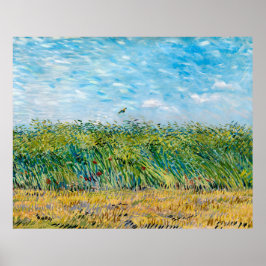 Van Gogh, Wheat Field with a Lark, 1887 Poster