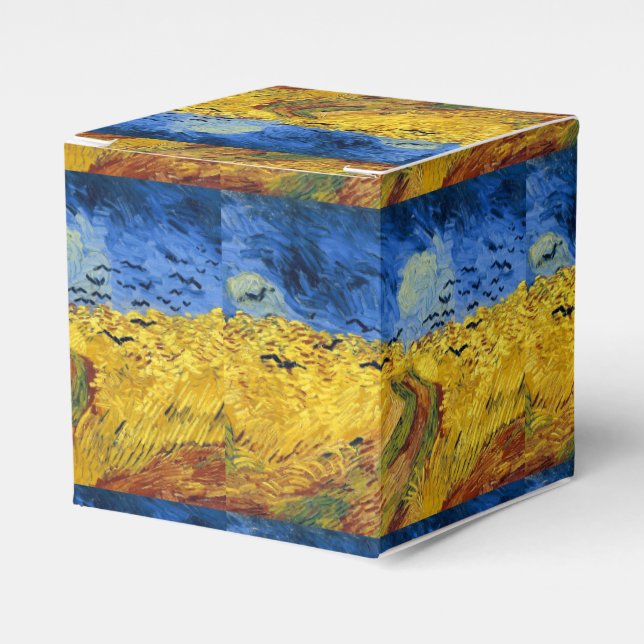 Van Gogh Wheat Fields impressionistisches Gemälde Geschenkschachtel (Vorderseite)