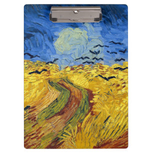 Van Gogh Wheat Fields impressionistisches Gemälde Klemmbrett