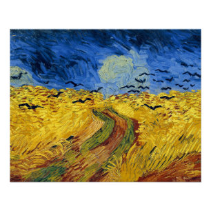 Van Gogh Wheat Fields impressionistisches Gemälde Poster