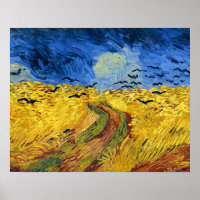 Van Gogh Wheat Fields impressionistisches Gemälde