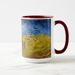 Van Gogh Wheatfield mit Crows Tasse