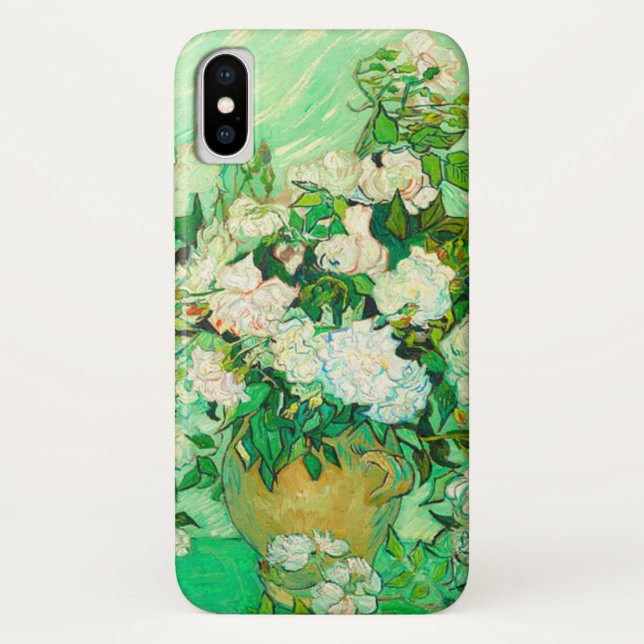 Van Gogh White Roses Case-Mate iPhone Hülle (Rückseite)
