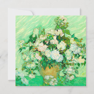 Van Gogh White Roses Einladung