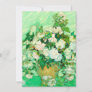 Van Gogh White Roses Einladung