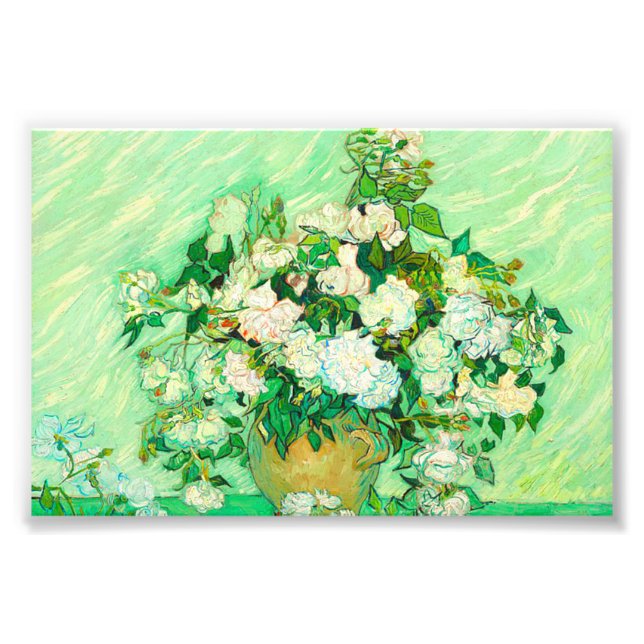Van Gogh White Roses Fotodruck (Vorne)