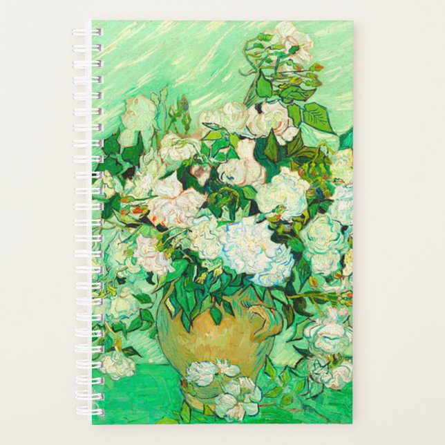 Van Gogh White Roses Planer (Vorderseite)