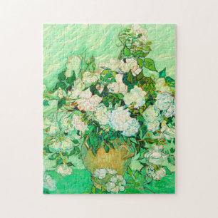 Van Gogh White Roses Puzzle
