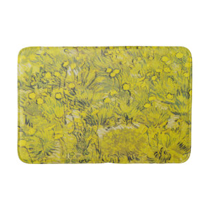 Van Gogh Wiese - Helle gelbe Wildblumen Badematte
