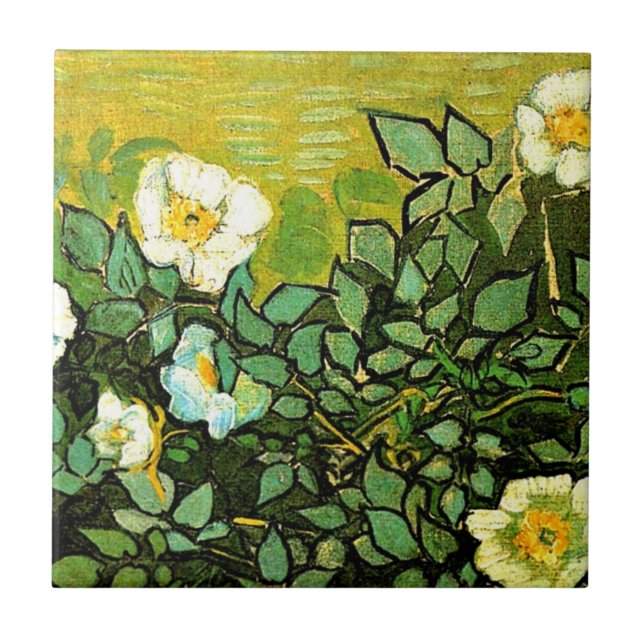 Van Gogh - Wilde Rose Fliese (Vorderseite)