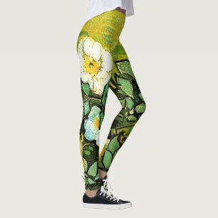 Van Gogh, Wilde Rose Leggings