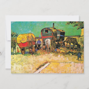 Van Gogh - Zigeunerlager mit Pferdewagen, Karte