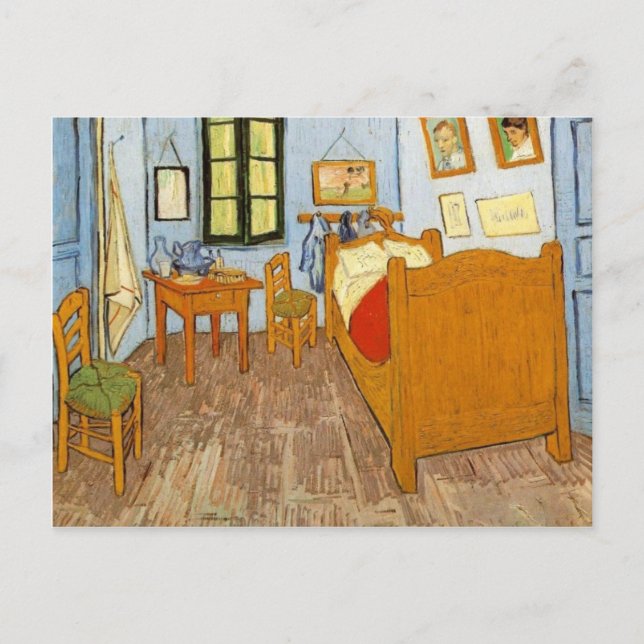 Van Gogh-Zimmer Postkarte (Vorderseite)