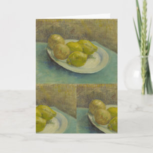 Van Gogh Zitronen Teller Gelb Küchenkunst Karte