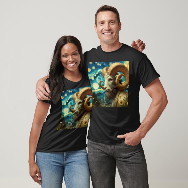 Van Gogh Zodiac Capricorn T - Shirt (Unisex)