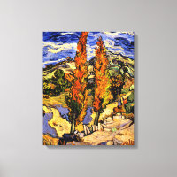 Van Gogh - Zwei Poplars auf einem Hügel