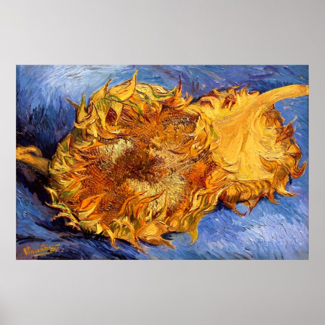 Van Gogh: Zwei Schnittblumen Poster (Vorne)