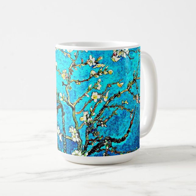 Van Gogh - Zweigstellen mit Almond Blossom Kaffeetasse (VorderseiteRechts)