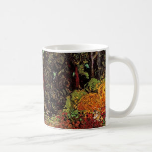 Van Gogh - Zypressen mit zwei weiblichen Figuren Tasse