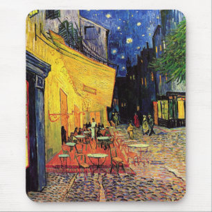 Van- Goghcafé-Terrasse nachts Mousepad