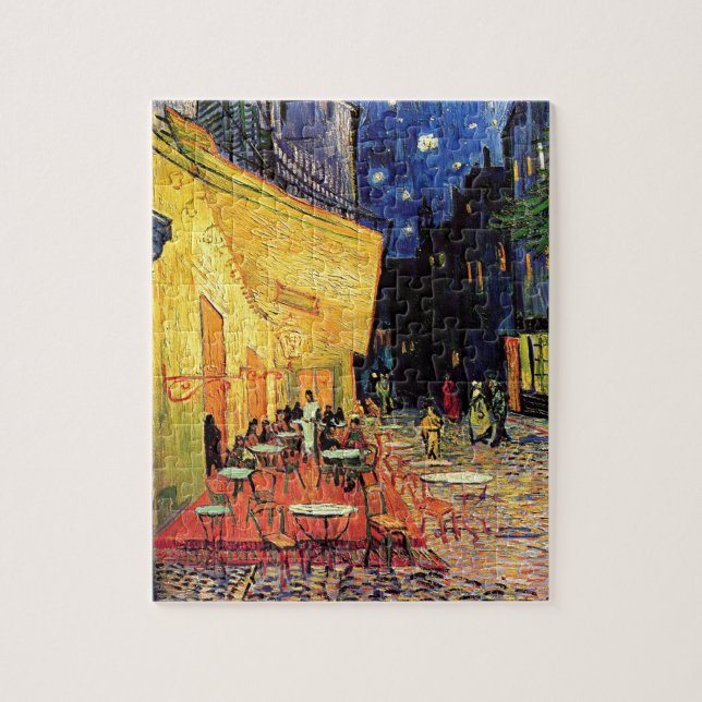 Van- Goghcafé-Terrasse nachts Puzzle (Vertikal)