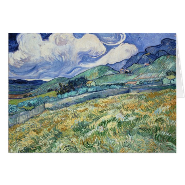 Van Goghgebirgslandschaft vom Heiligen-Remy (Vorderseite (Horizontal))