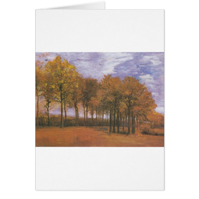 Van- Goghherbst-Fall-Baum verlässt Schicksal (Vorne)