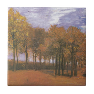 Van- Goghherbst-Fall-Baum verlässt Schicksal Fliese
