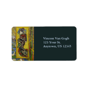 Van- Goghkurtisane nach Eisen Adressaufkleber