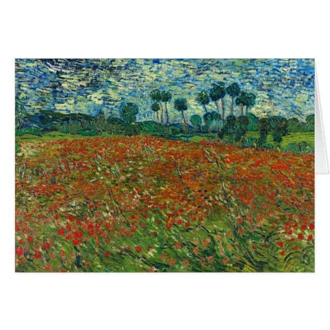 Van- Goghmohnblumen-Feld (Vorderseite (Horizontal))