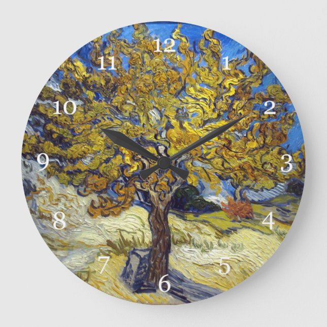 Van Gogh's berühmte Gemälde Große Wanduhr (Vorderseite)