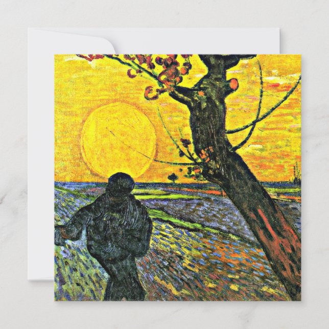 Van Gogh's berühmtes Bild, The Sower (Vorderseite)