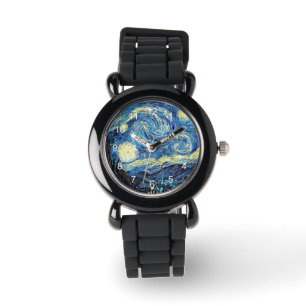 Van Gogh's berühmtes Gemälde, Starry Night Armbanduhr