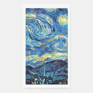 Van Gogh's berühmtes Gemälde, Starry Night Serviette