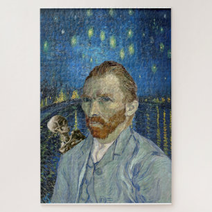 Van Gogh's berühmtes Paiting Skeleton Portrait Sta Puzzle